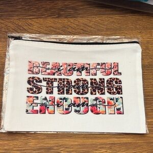 White Inspirational Pouch